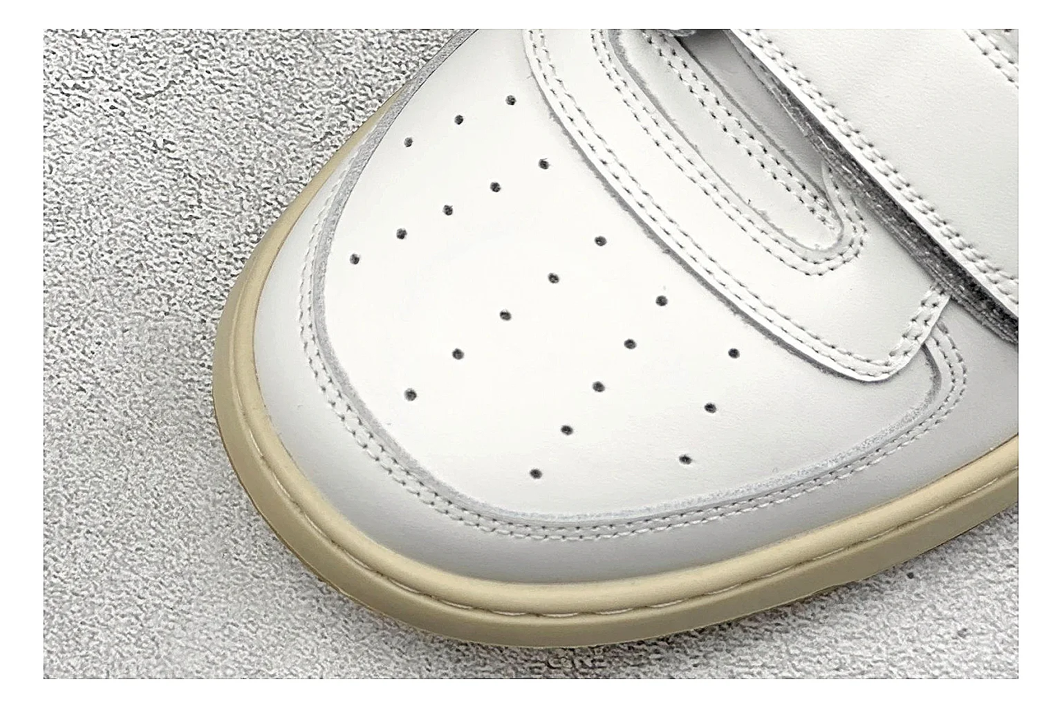 Acne Studios white velcro sneaker shopping brief image thumbnail 3