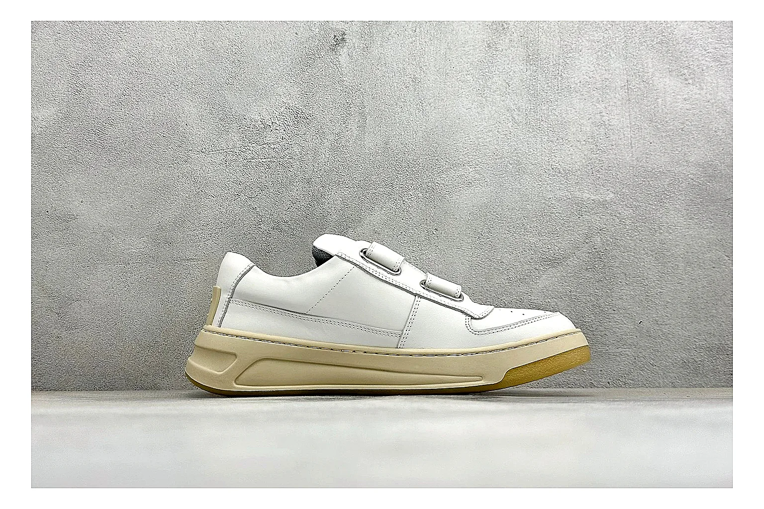 Acne Studios white velcro sneaker shopping brief image thumbnail 4