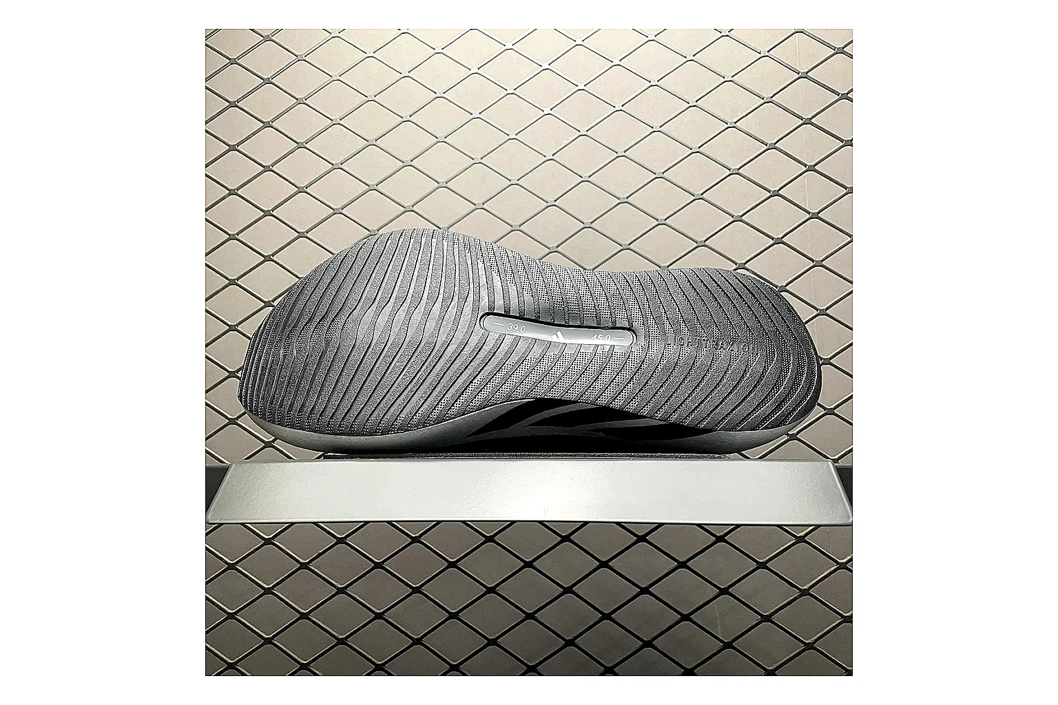 Adidas Adistar Cushion Grey Black shopping brief image showing black grey adistar cushion runner with mixed upper and runner shape thumbnail 2