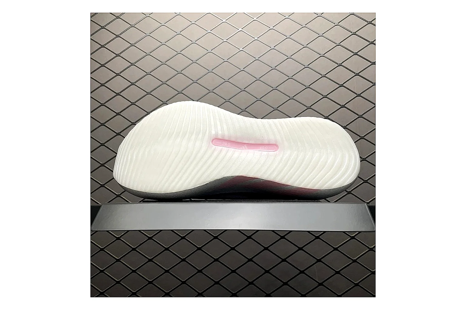 Adidas Adistar Cushion Pink shopping brief image showing white pink adistar cushion runner with mixed upper and runner shape thumbnail 2