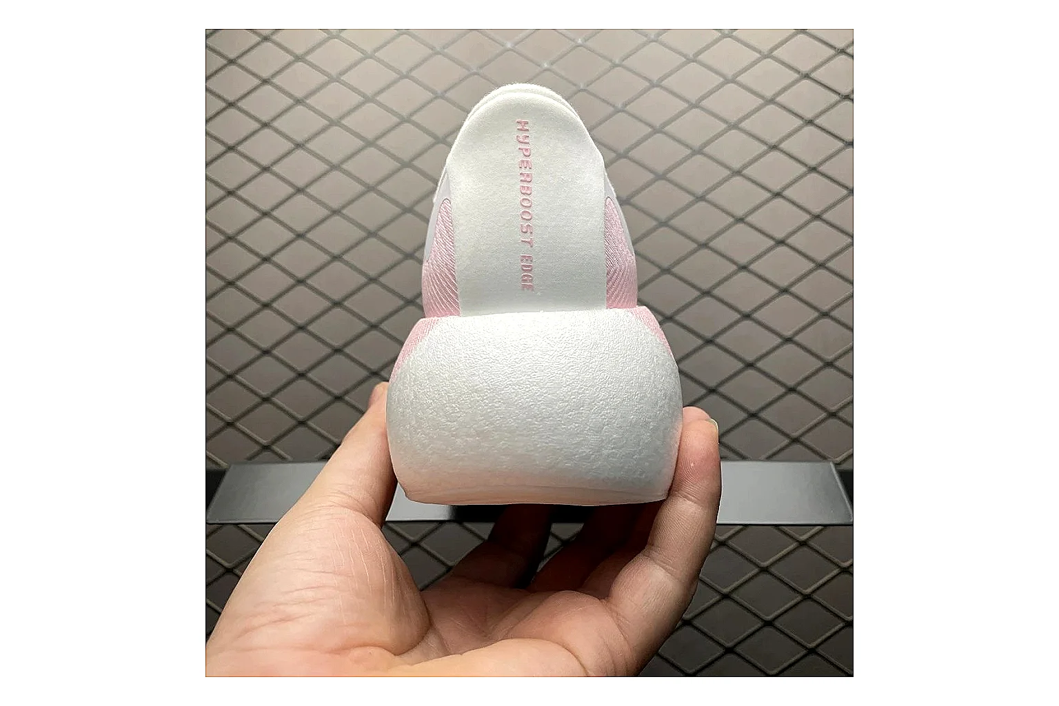 Adidas Adistar Cushion Pink shopping brief image showing white pink adistar cushion runner with mixed upper and runner shape thumbnail 4