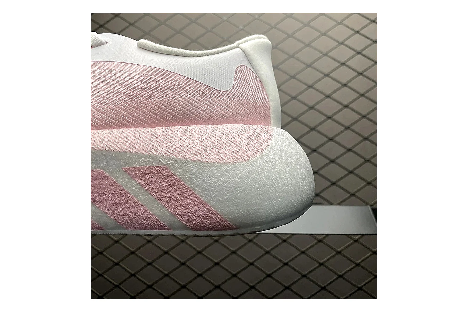 Adidas Adistar Cushion Pink shopping brief image showing white pink adistar cushion runner with mixed upper and runner shape thumbnail 6