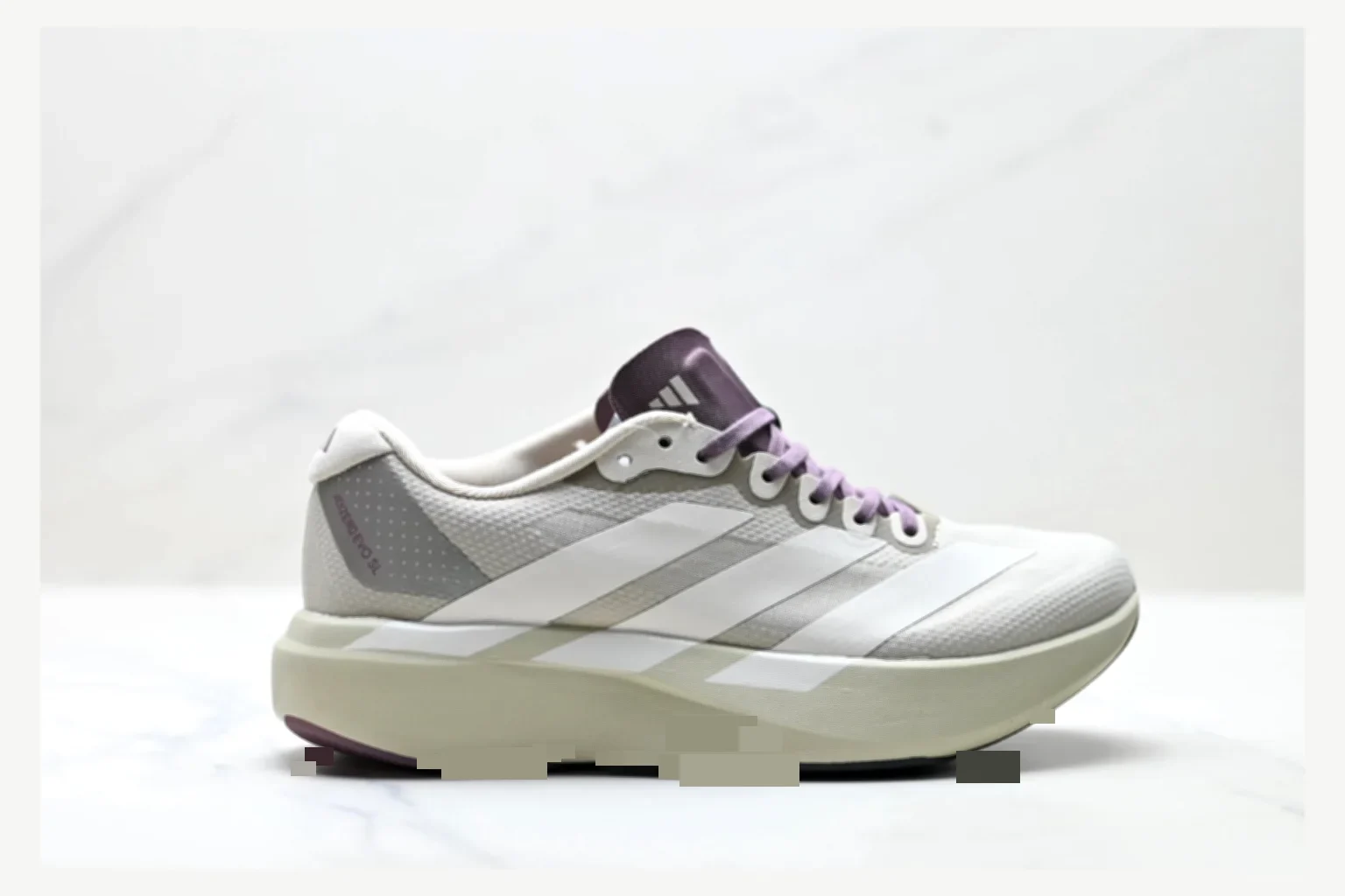 Adidas Adizero Evo White Blue Runner shopping brief image SKU 1182167440