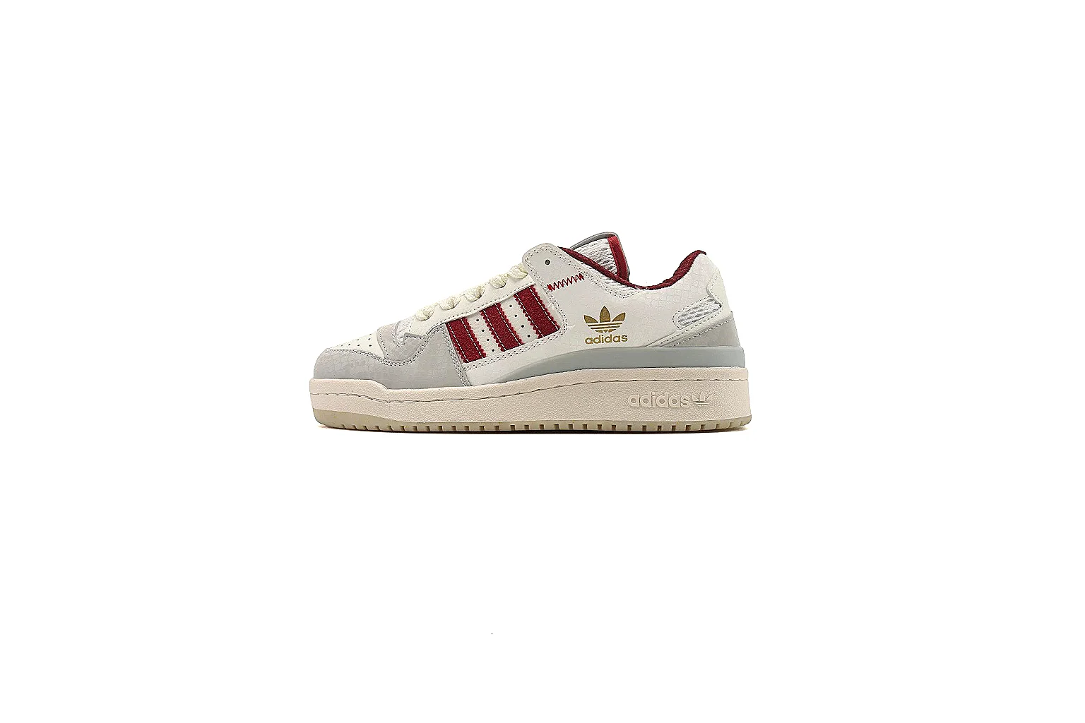 gogobuy.cloud Adidas White Burgundy Campus Low 0959 White Burgundy low-top product image