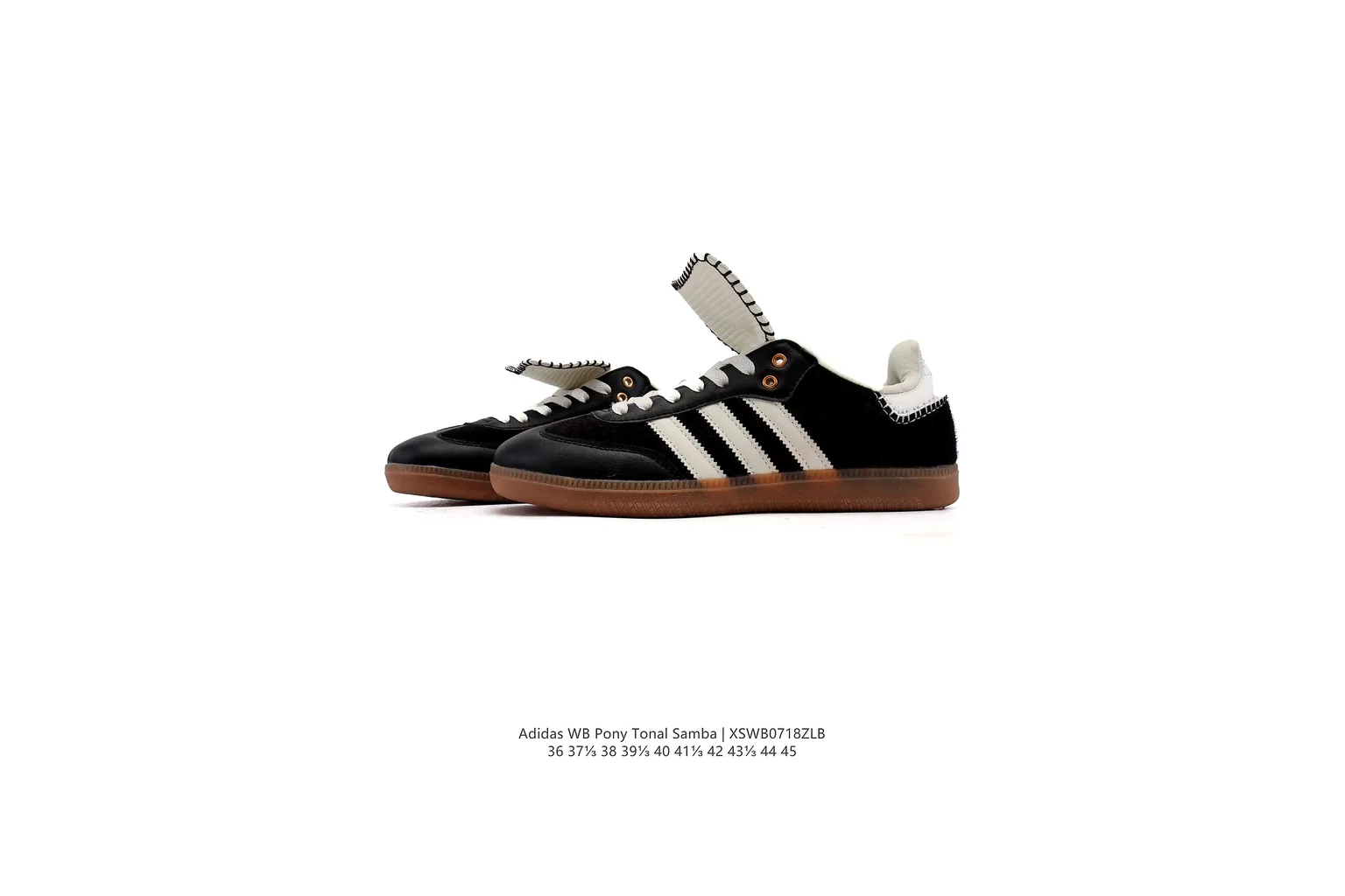 Adidas Gazelle Black Gum gum sole terrace six photo view thumbnail 4