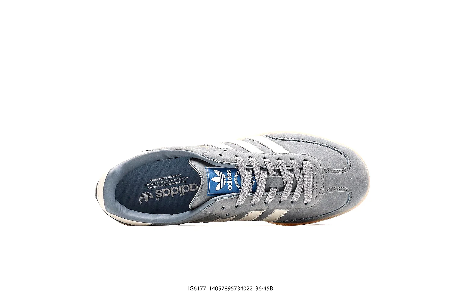 GogoBuy agent brief photos for Adidas Gray White Terrace Sneaker thumbnail 5