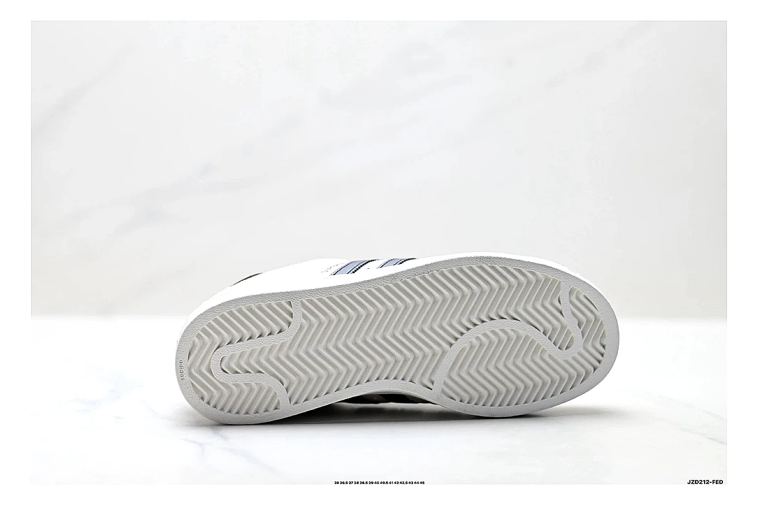 Adidas Originals Samba White Pink Sneakers shopping brief image showing white pink terrace sneakers with leather texture, side-profile shape, upper panel lines, and outsole detail thumbnail 2