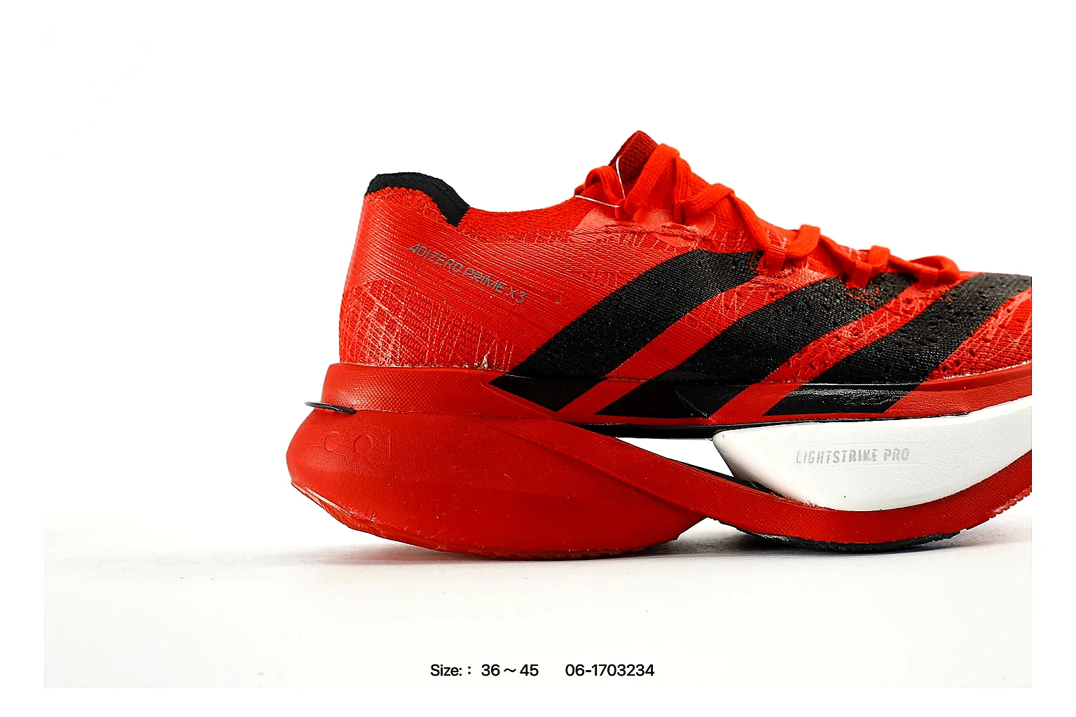 gogobuy.cloud Adidas Red Black Performance Runner 1529 Red Black runner product image thumbnail 4
