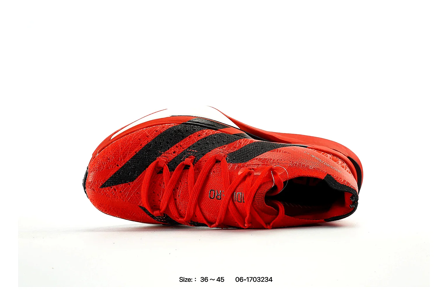 gogobuy.cloud Adidas Red Black Performance Runner 1529 Red Black runner product image thumbnail 6