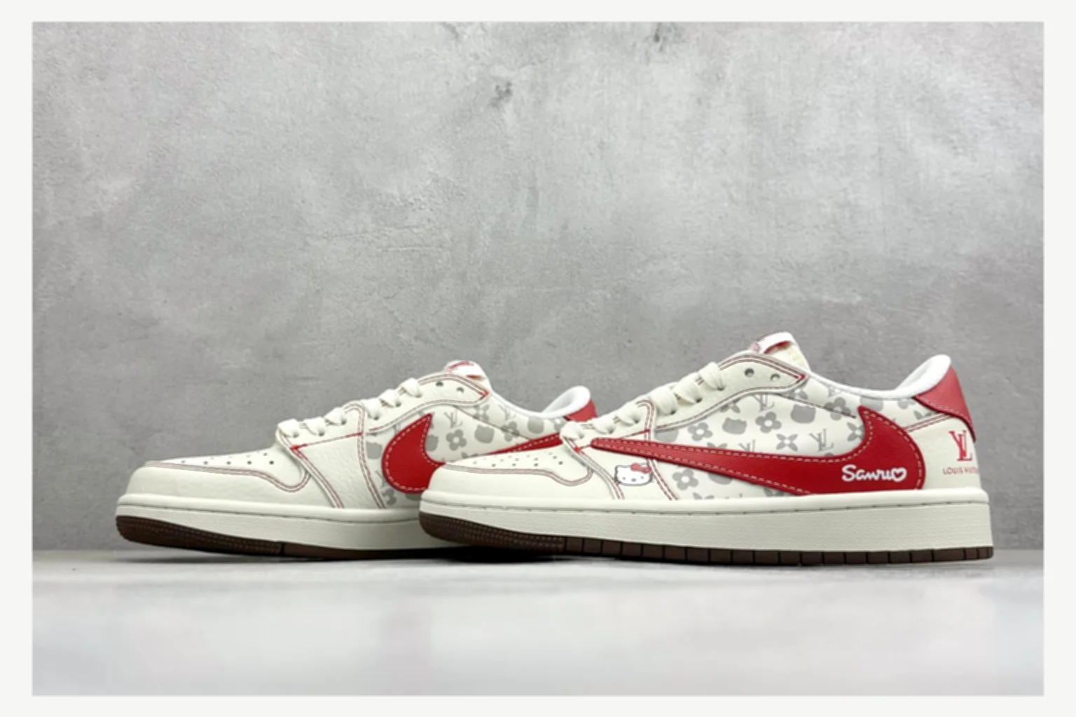 Adidas Samba White Red Low Top shopping brief image SKU 1182167385 thumbnail 2