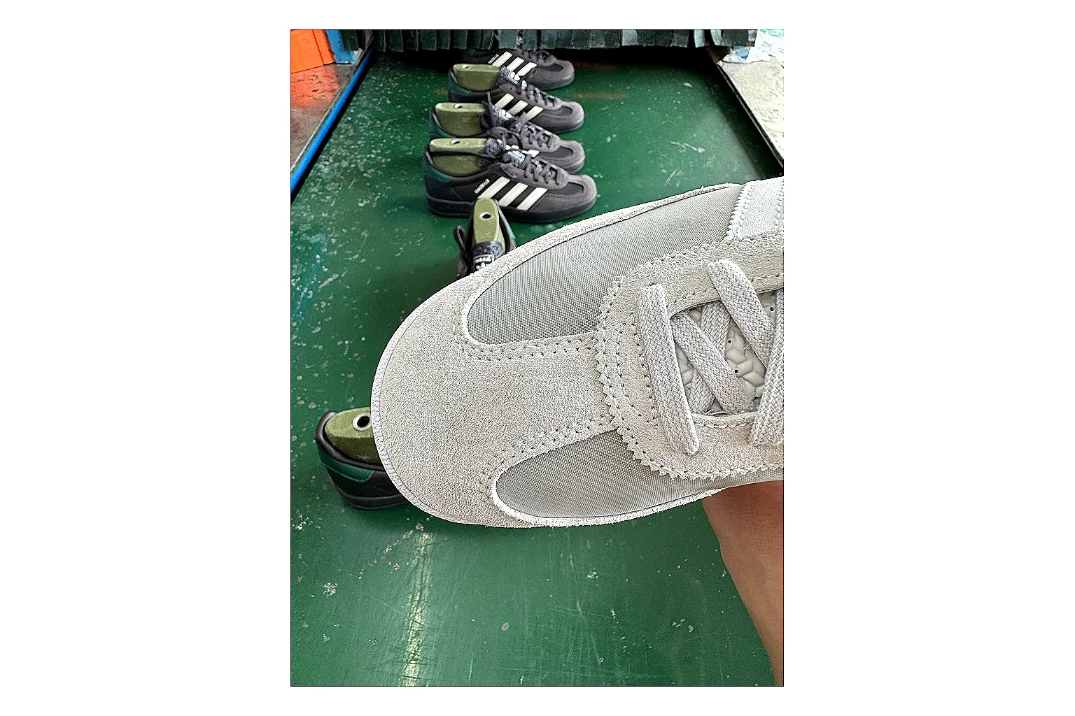 Adidas SL 72 RS White Grey shopping brief image showing white grey sl 72 rs retro runner with mixed upper and runner shape thumbnail 6