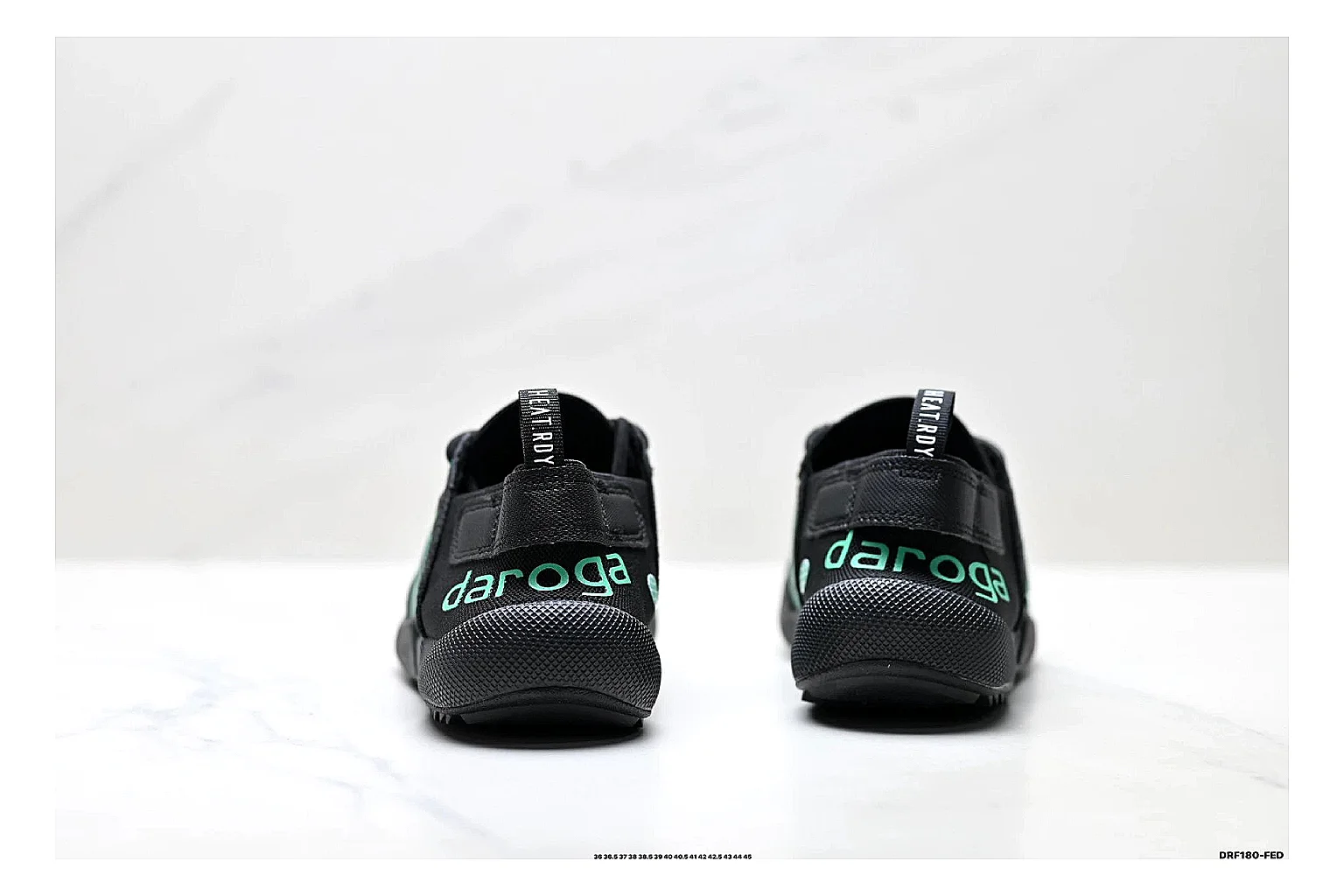 Adidas Terrex Daroga Black Green Sneakers shopping brief image showing black green outdoor trail sneakers with mesh texture, side-profile shape, upper panel lines, and outsole detail thumbnail 6