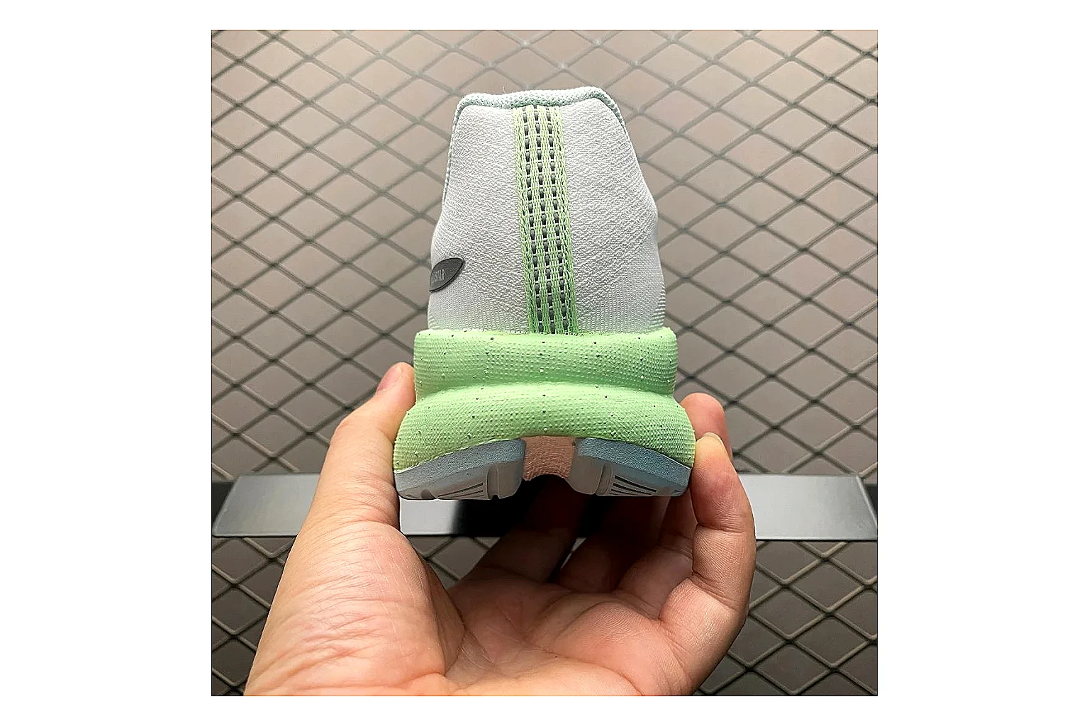 Adidas Velosamba White Grey Sneaker shopping brief image showing white grey velosamba terrace sneaker with mixed upper and terrace shape thumbnail 4