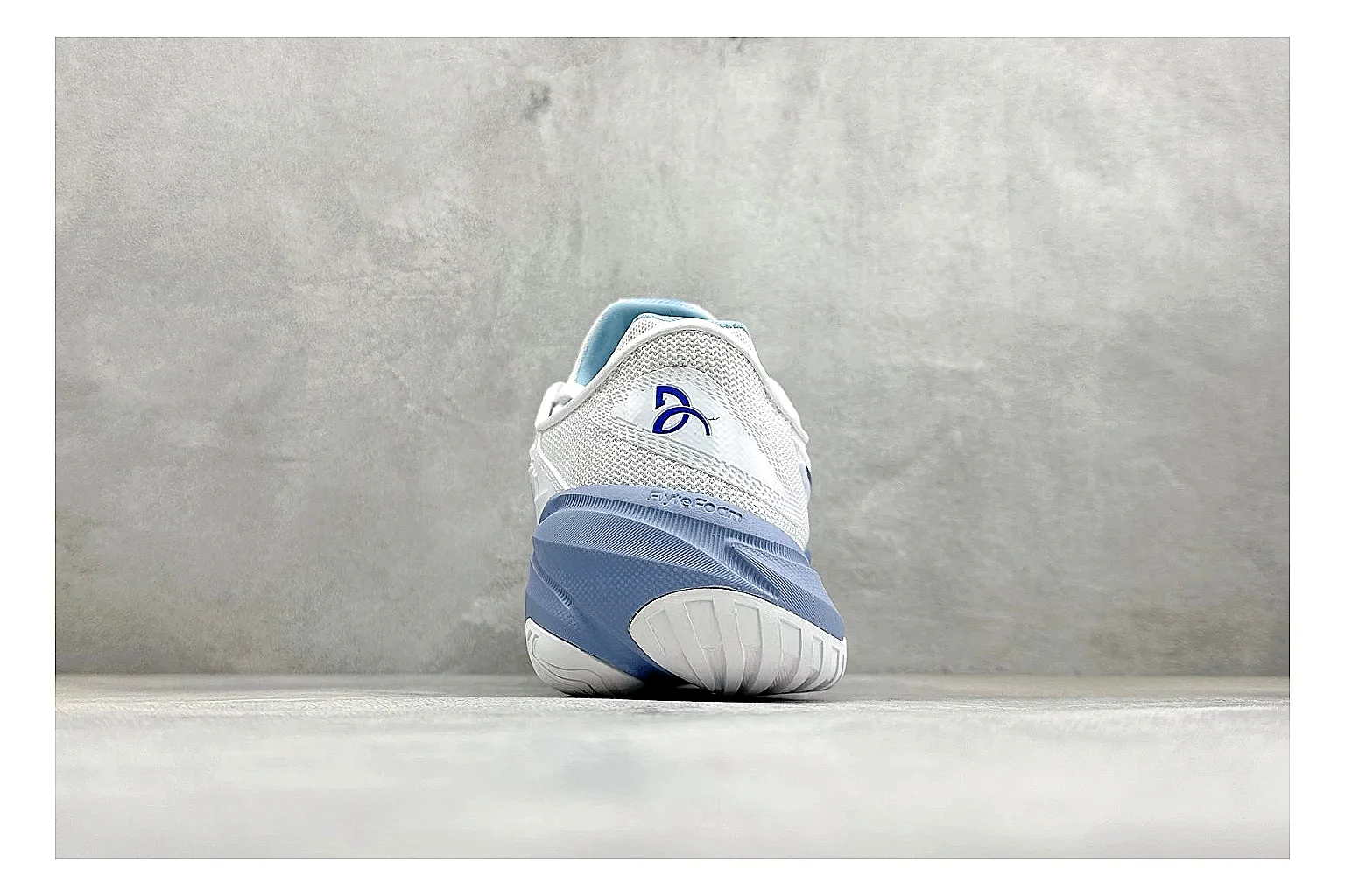 Asics Court FF White Blue shopping brief photo showing white tennis upper, blue Asics side lines, supportive sole wall, and stable court profile thumbnail 6