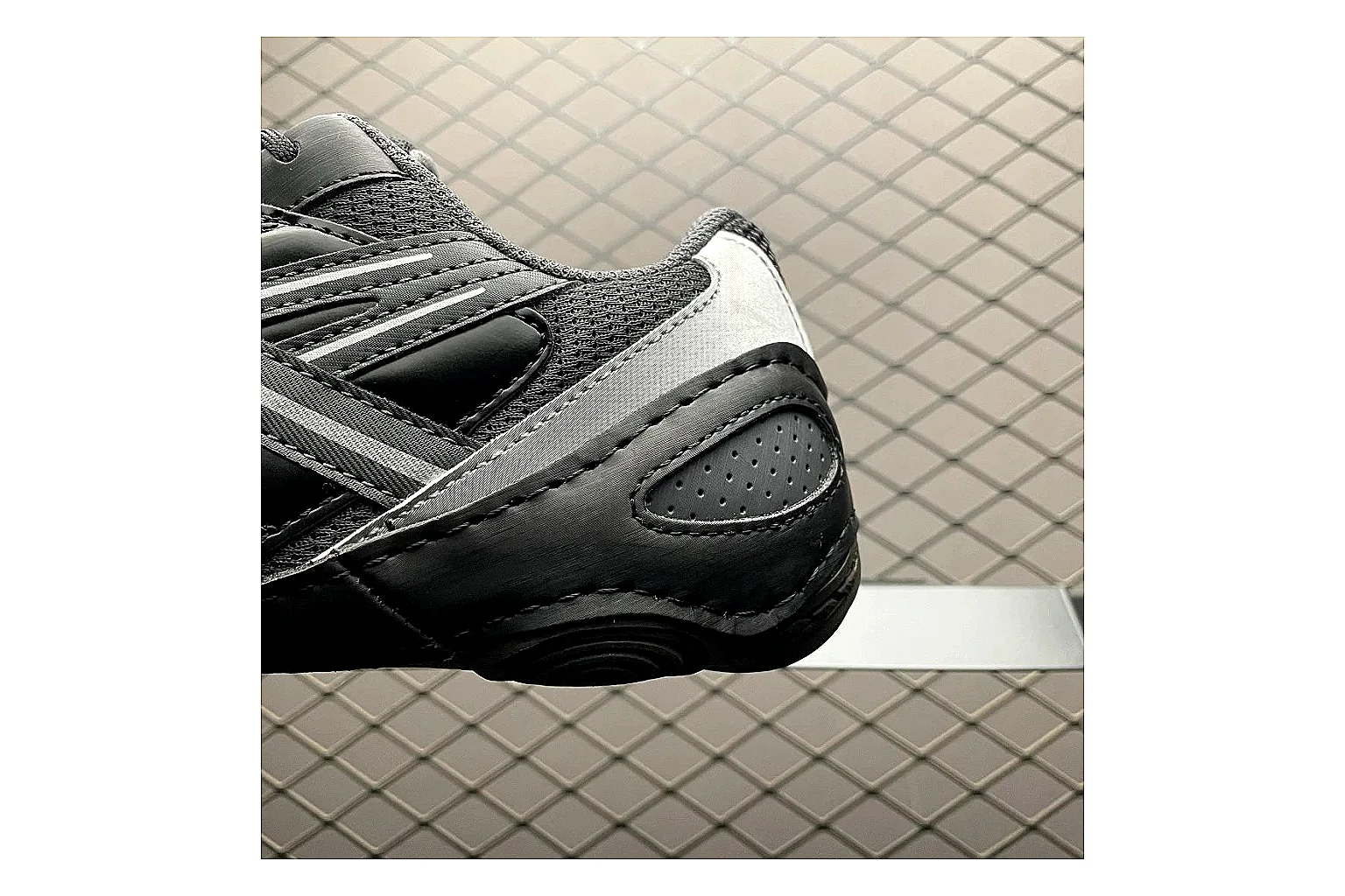 Asics Gel-Kahana Black Silver shopping brief image showing black silver gel-kahana trail runner with mixed upper and trail shape thumbnail 6
