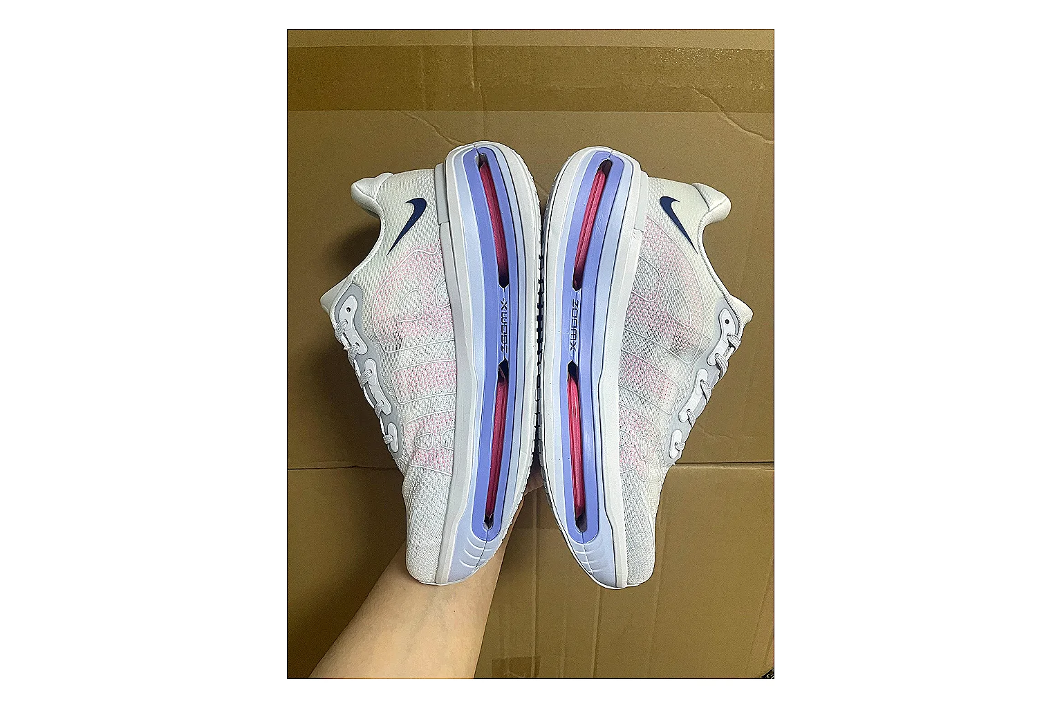 Asics Gel Runner White Purple shopping brief photo showing white mesh-leather runner upper, purple Asics accents, retro running shape, and cushioned sole thumbnail 6