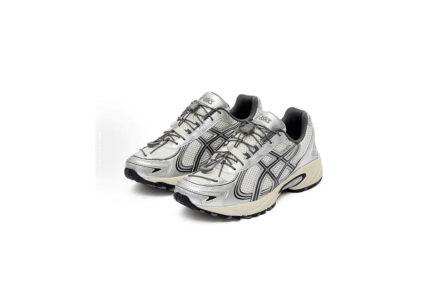 Asics Gel-Kayano 14 Silver Grey gel runner six photo view thumbnail 3