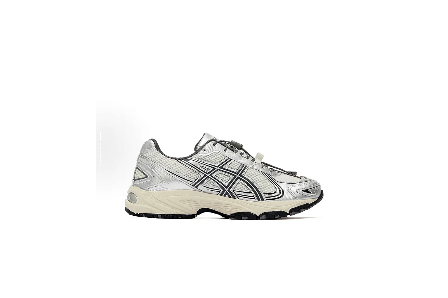 Asics Gel-Kayano 14 Silver Grey gel runner six photo view thumbnail 4