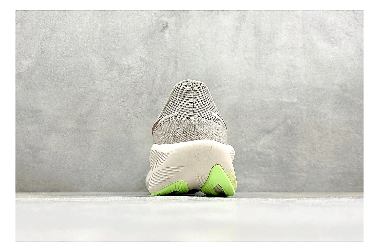 Asics Novablast 6 Cream Green shopping brief photo showing cream running mesh, green side accents, tall cushioned sole, and modern training silhouette thumbnail 6