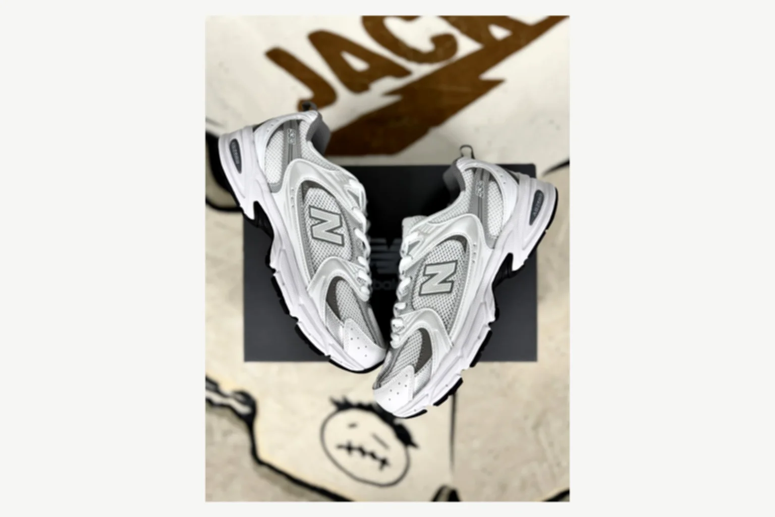 New Balance 530 Gray Blue Runner shopping brief image SKU 1194924594 thumbnail 3