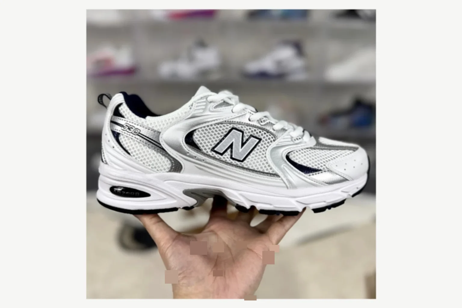 New Balance 530 Pink White Runner shopping brief image SKU 1194924620