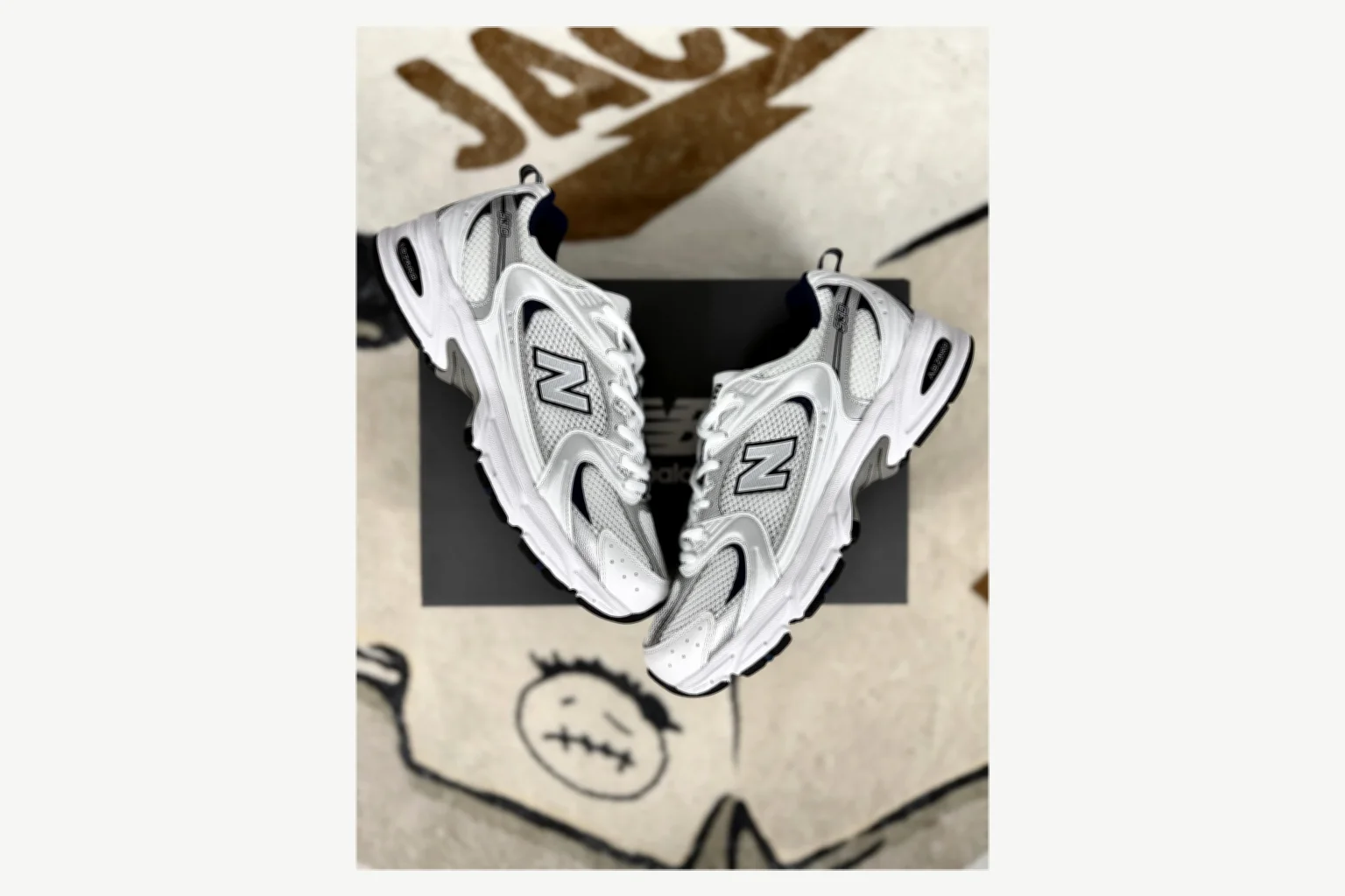 New Balance 530 Pink White Runner shopping brief image SKU 1194924620 thumbnail 3