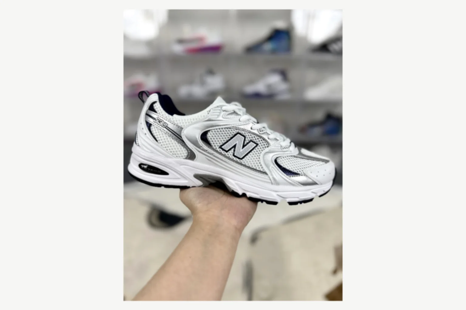 New Balance 530 Pink White Runner shopping brief image SKU 1194924620 thumbnail 4