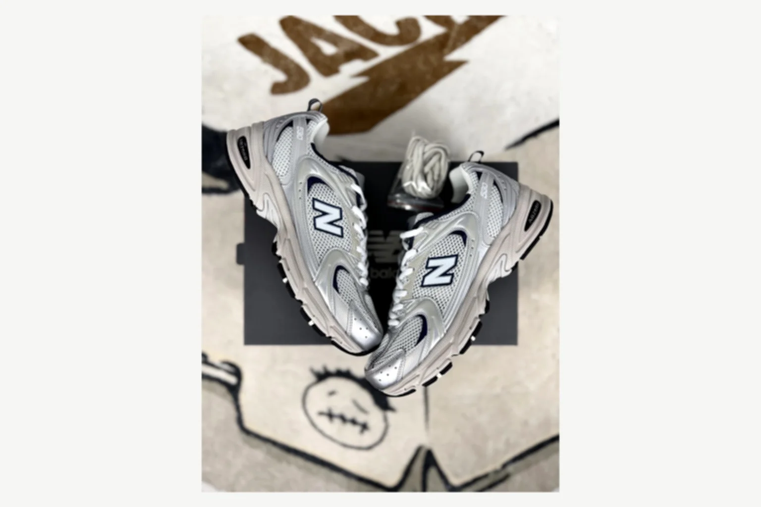 New Balance 530 White Black Runner shopping brief image SKU 1194924648 thumbnail 3