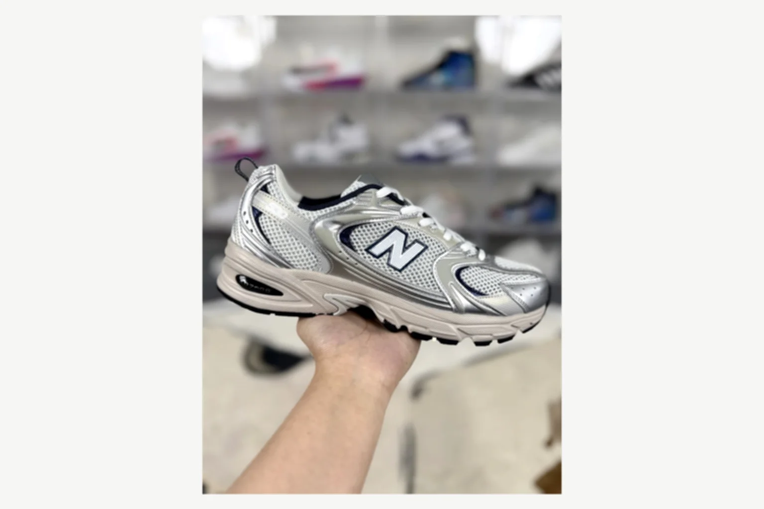 New Balance 530 White Black Runner shopping brief image SKU 1194924648 thumbnail 4