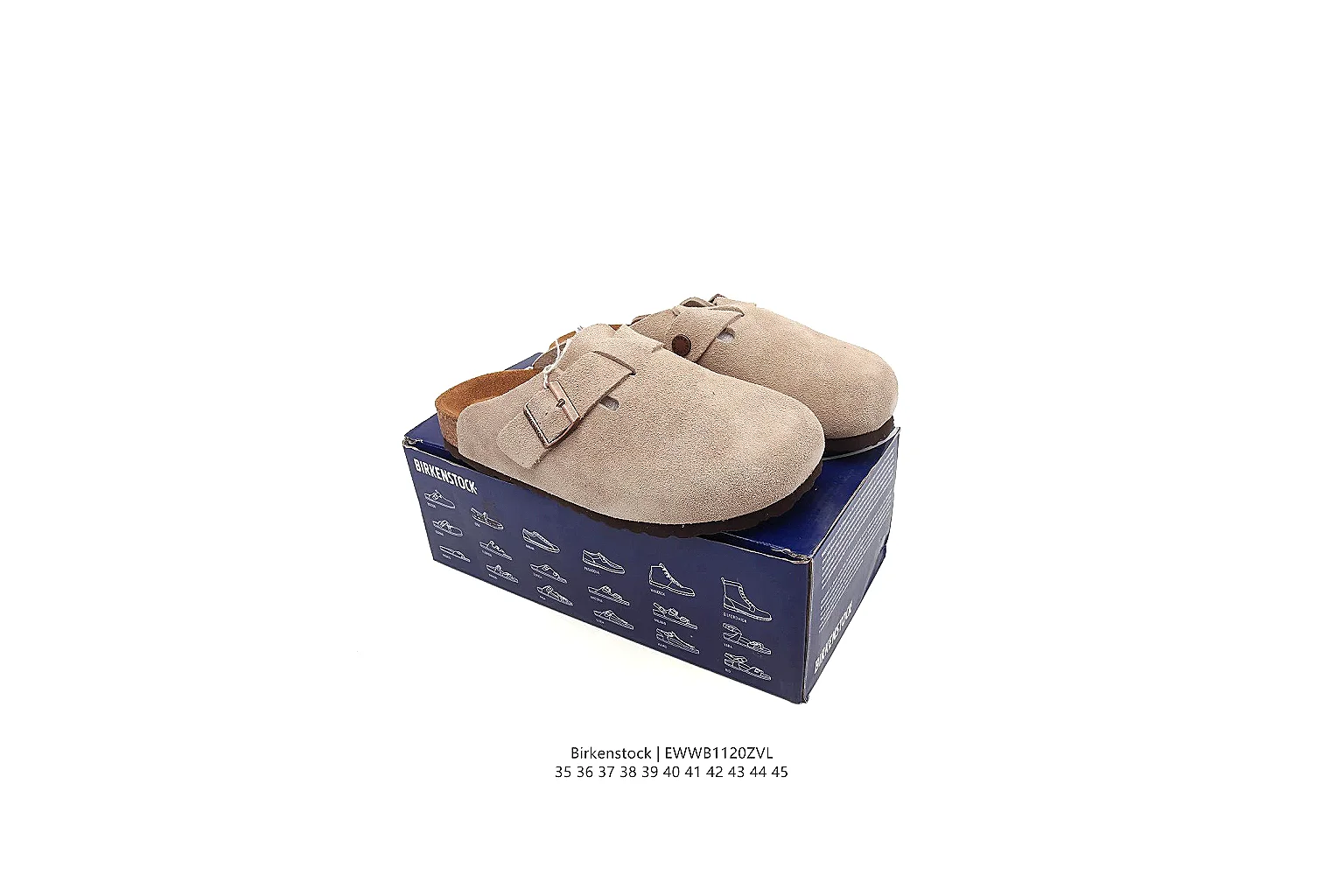 gogobuy.cloud Birkenstock Beige Suede Clog 0873 Beige mule product image