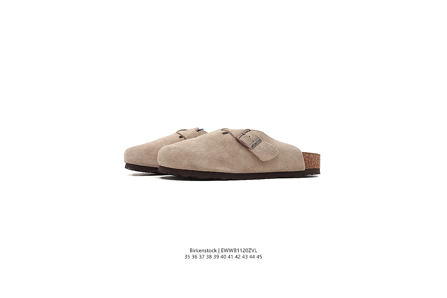 gogobuy.cloud Birkenstock Beige Suede Clog 0873 Beige mule product image thumbnail 4