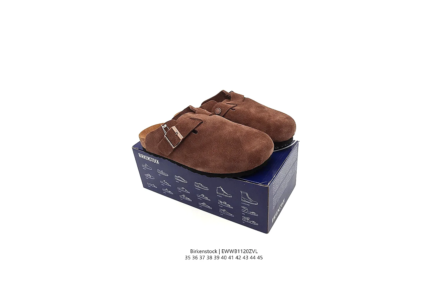 gogobuy.cloud Birkenstock Chestnut Suede Clog 0867 Chestnut mule product image