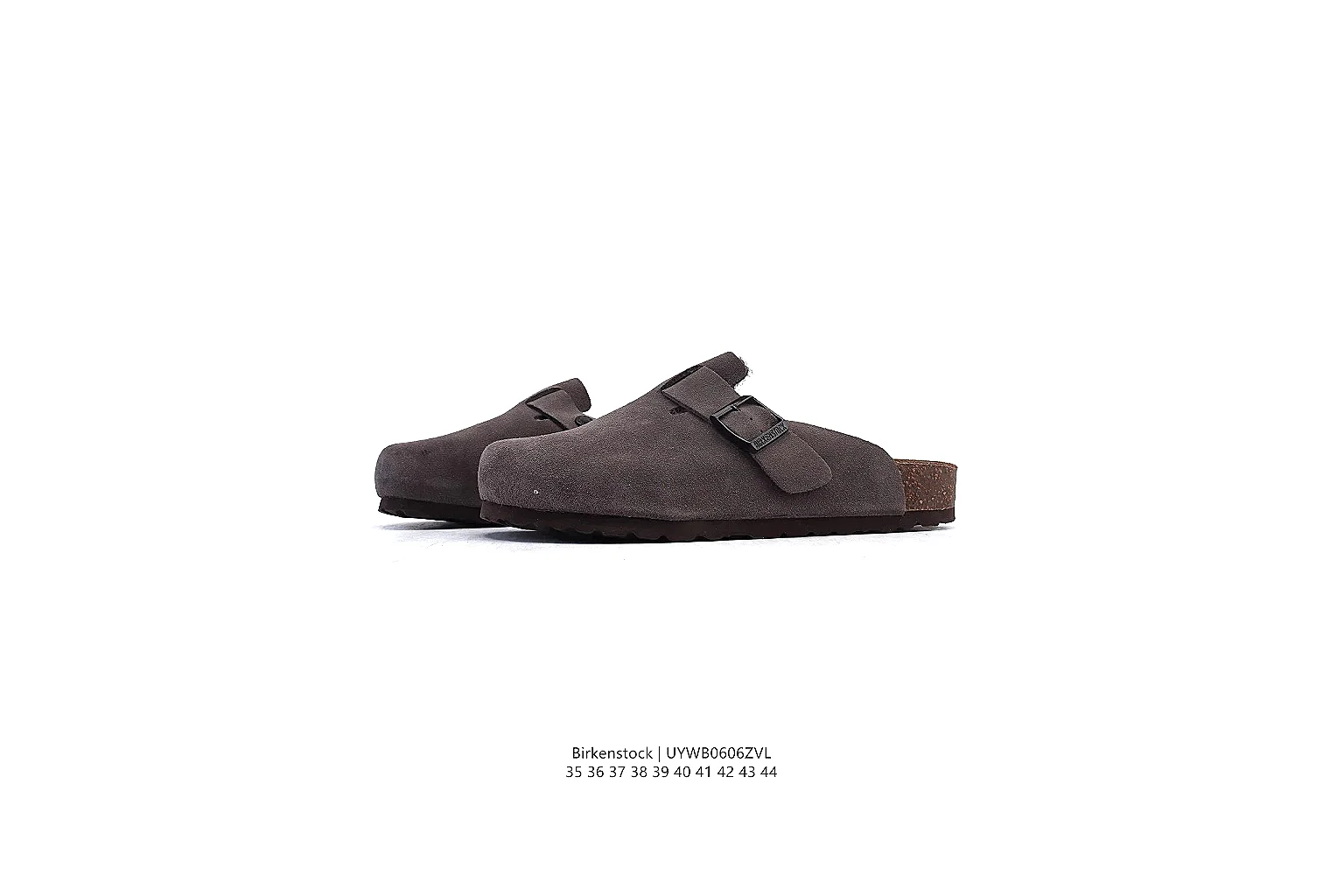 gogobuy.cloud Birkenstock Dark Grey Suede Clog 0889 Dark Grey mule product image thumbnail 4
