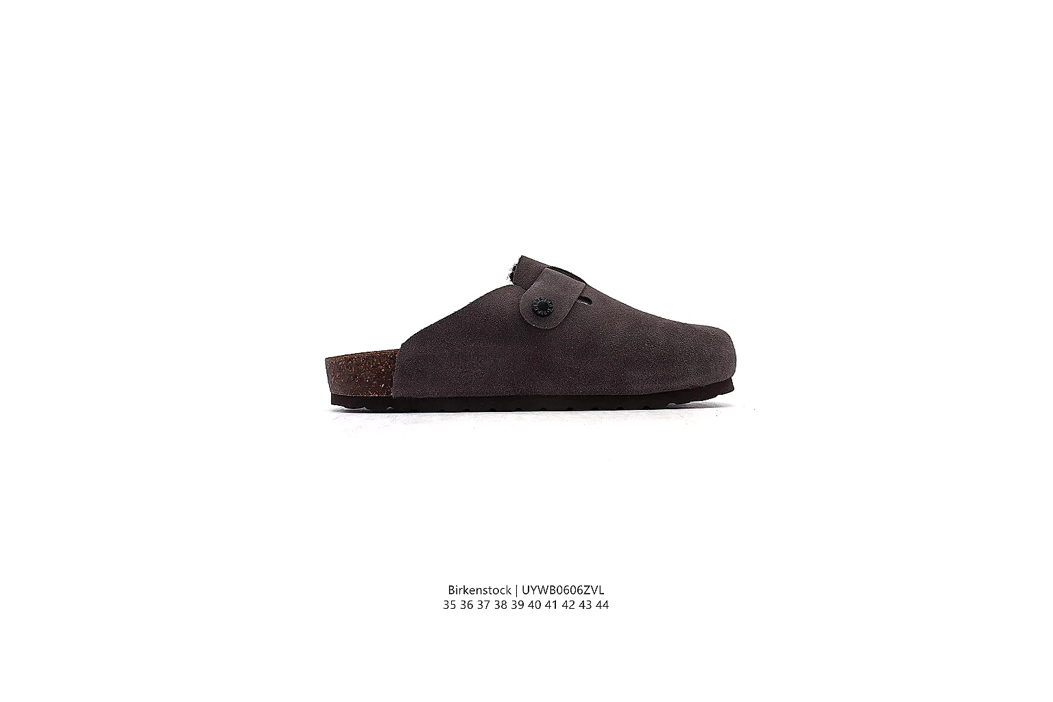 gogobuy.cloud Birkenstock Dark Grey Suede Clog 0889 Dark Grey mule product image thumbnail 5