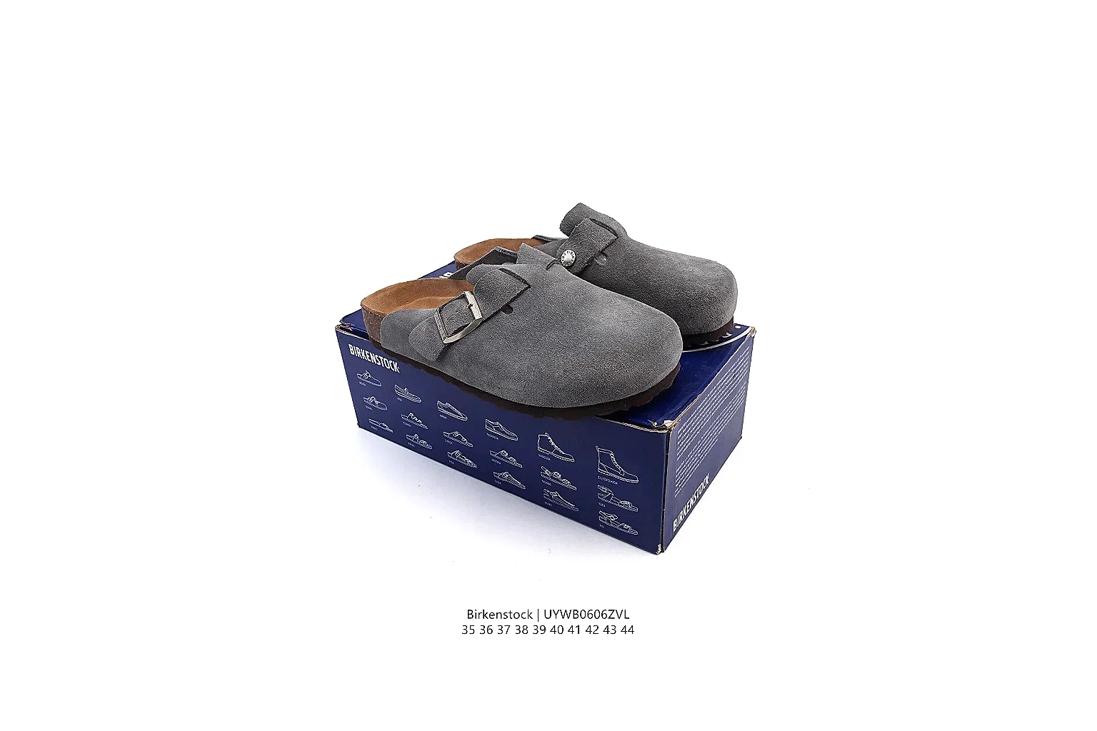 gogobuy.cloud Birkenstock Grey Suede Clog 0903 Grey mule product image