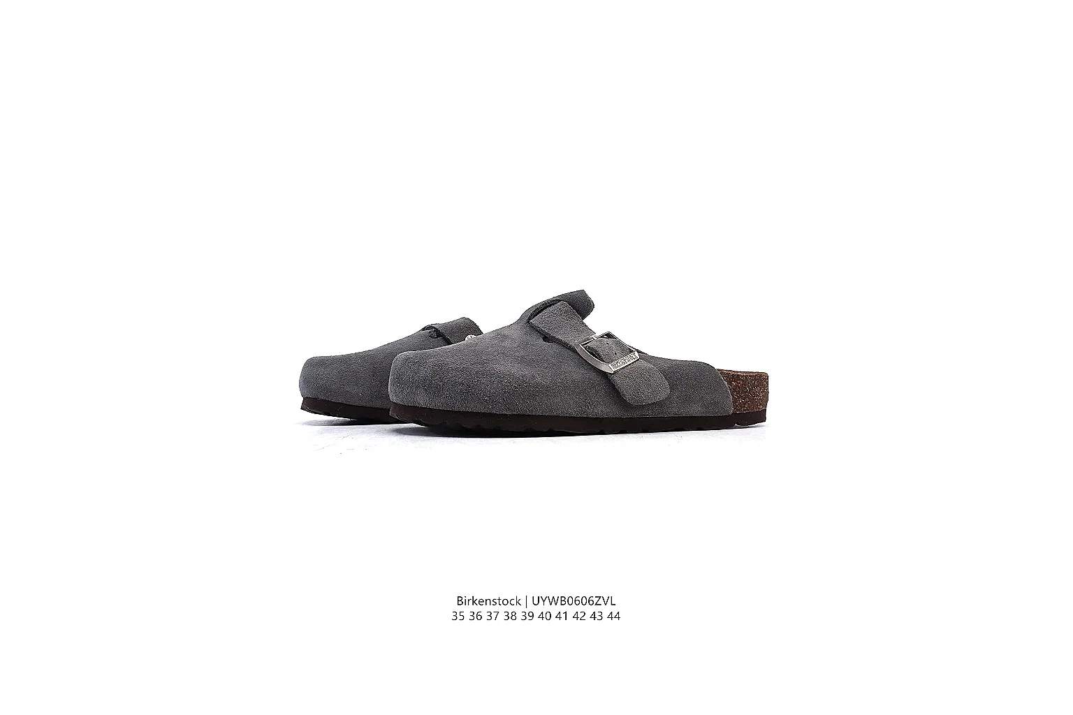 gogobuy.cloud Birkenstock Grey Suede Clog 0903 Grey mule product image thumbnail 4