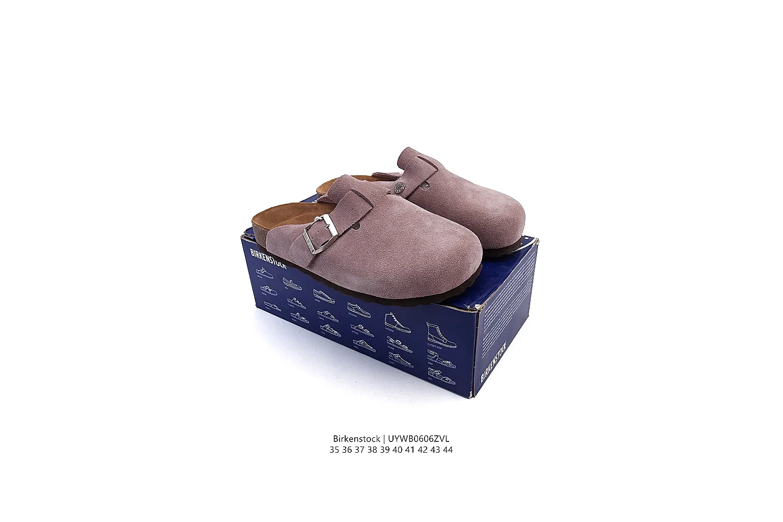 gogobuy.cloud Birkenstock Mauve Suede Clog 0896 Mauve mule product image