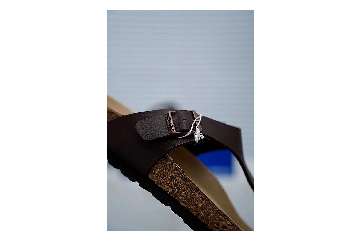 Birkenstock Boston Mocha Cork Clog shopping brief image showing closed toe, suede-look upper, side buckle and contoured footbed for relaxed year-round styling thumbnail 6