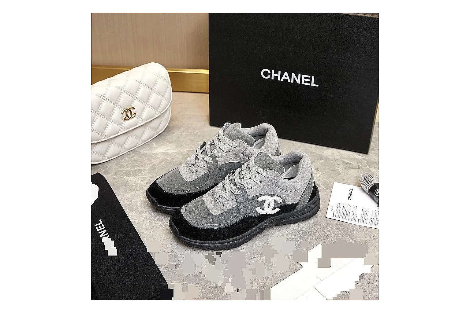 GogoBuy agent brief photos for Chanel Black Runner Sneaker thumbnail 4