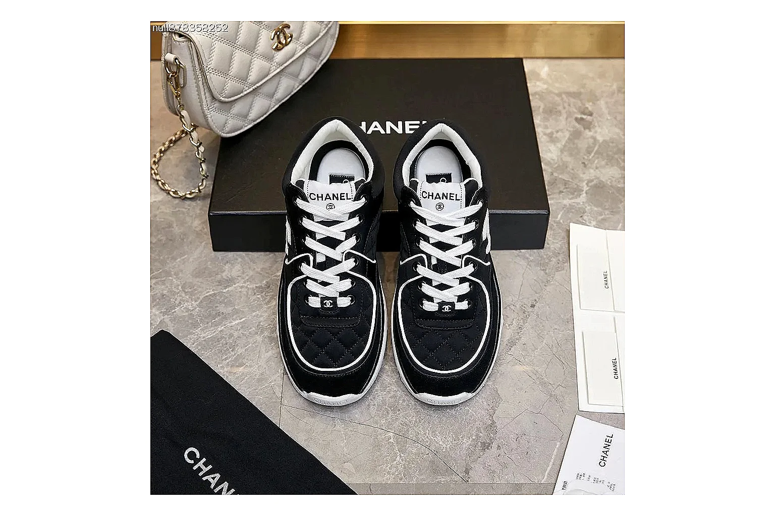 GogoBuy agent brief photos for Chanel Black Runner Sneaker