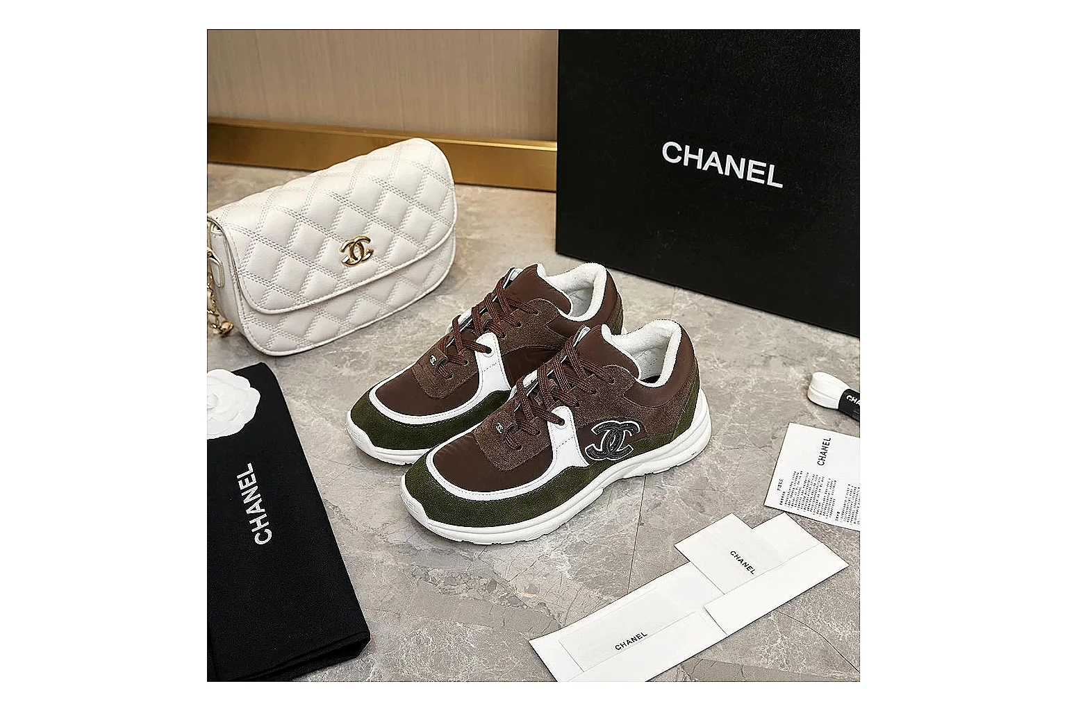 gogobuy.cloud Chanel Brown CC Runner 2799 Brown runner product image thumbnail 4
