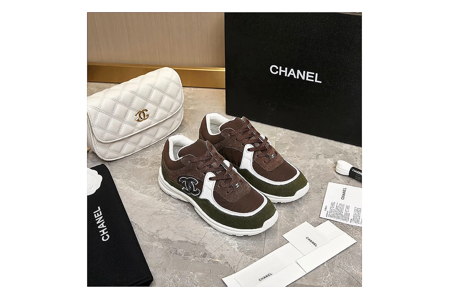 gogobuy.cloud Chanel Brown CC Runner 2799 Brown runner product image thumbnail 5
