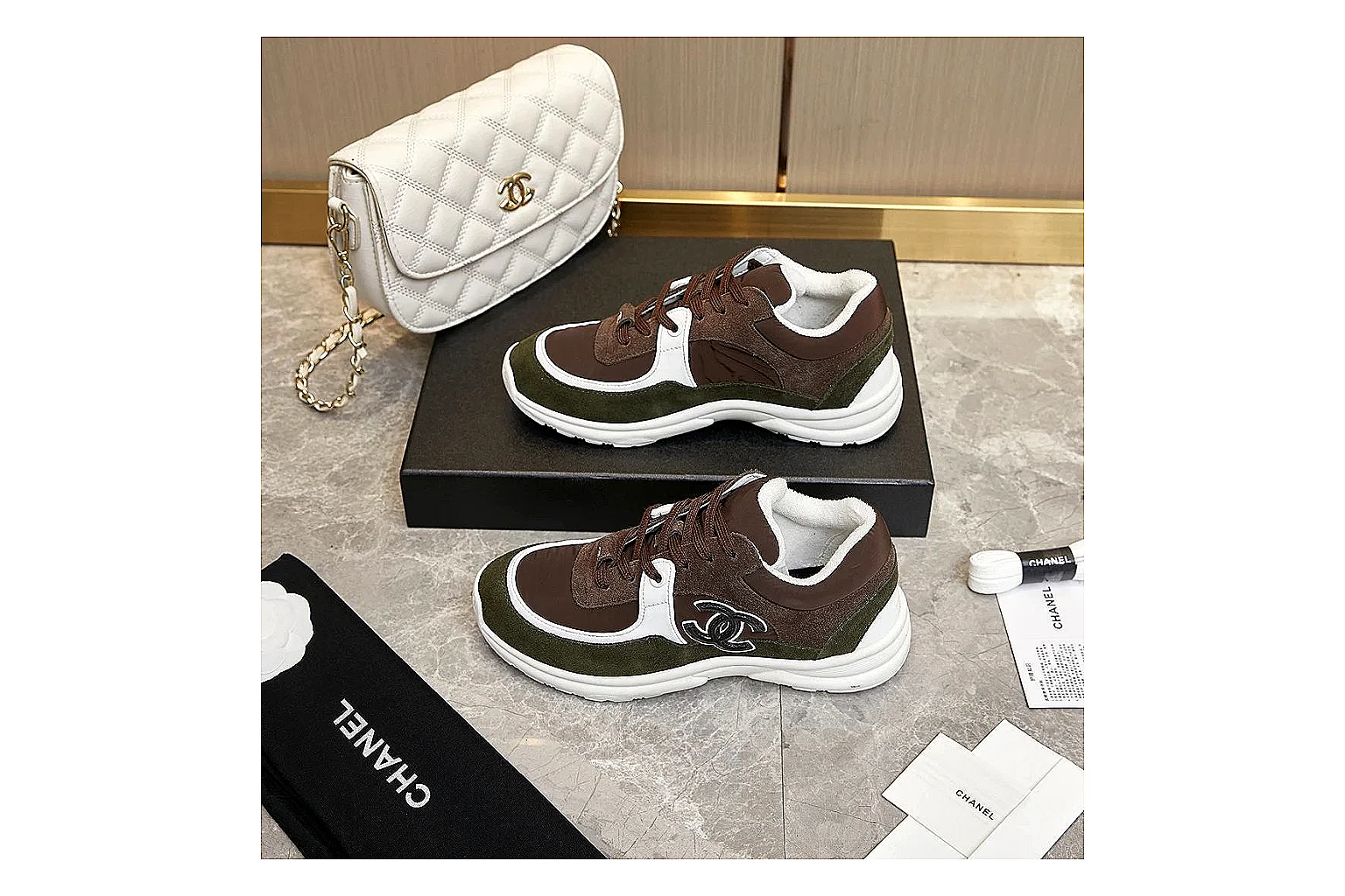 gogobuy.cloud Chanel Brown CC Runner 2799 Brown runner product image thumbnail 6