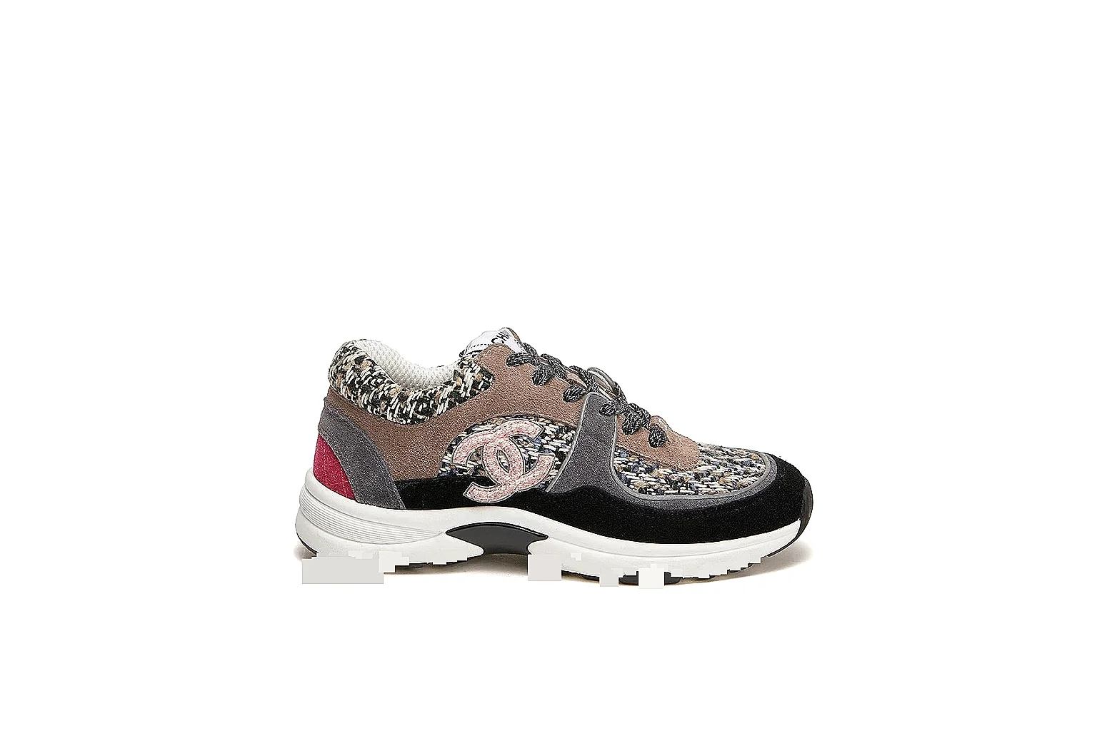 gogobuy.cloud Chanel Grey Pink CC Runner 2853 Grey Pink runner product image
