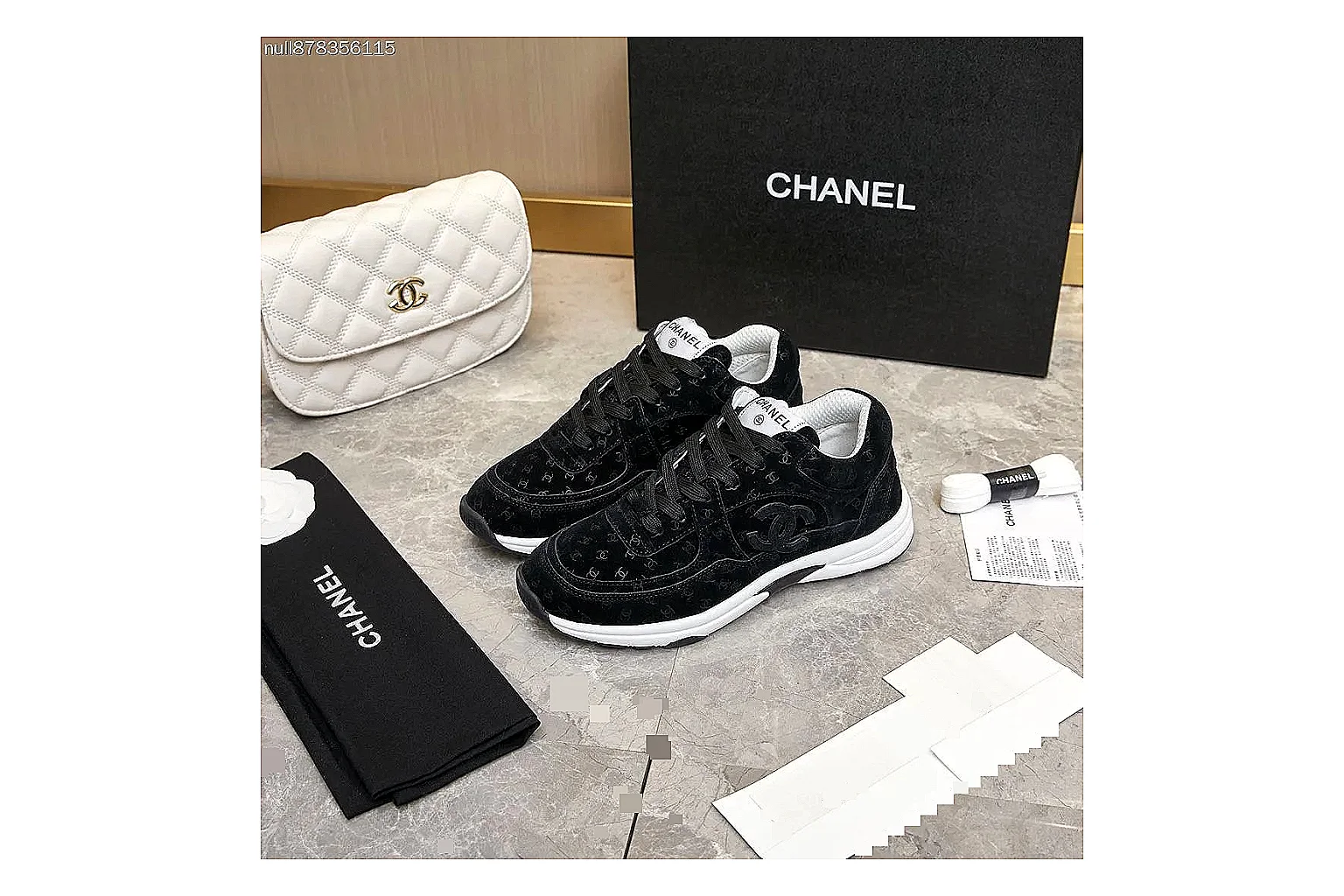 GogoBuy agent brief photos for Chanel White Runner Sneaker thumbnail 2