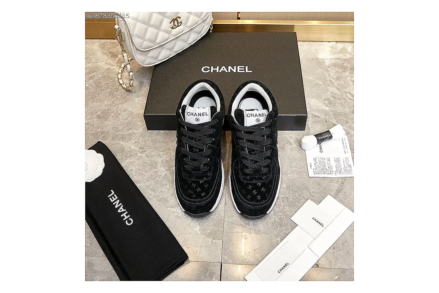 GogoBuy agent brief photos for Chanel White Runner Sneaker