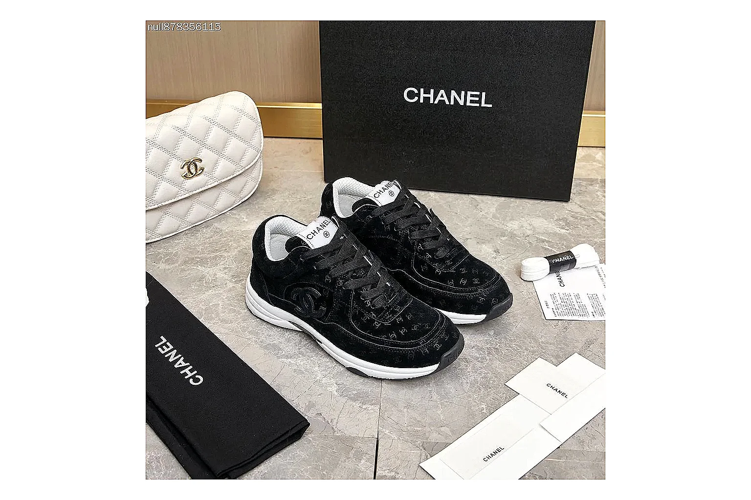 GogoBuy agent brief photos for Chanel White Runner Sneaker thumbnail 6