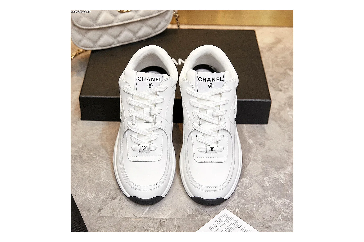 GogoBuy agent brief photos for Chanel White Runner Sneaker