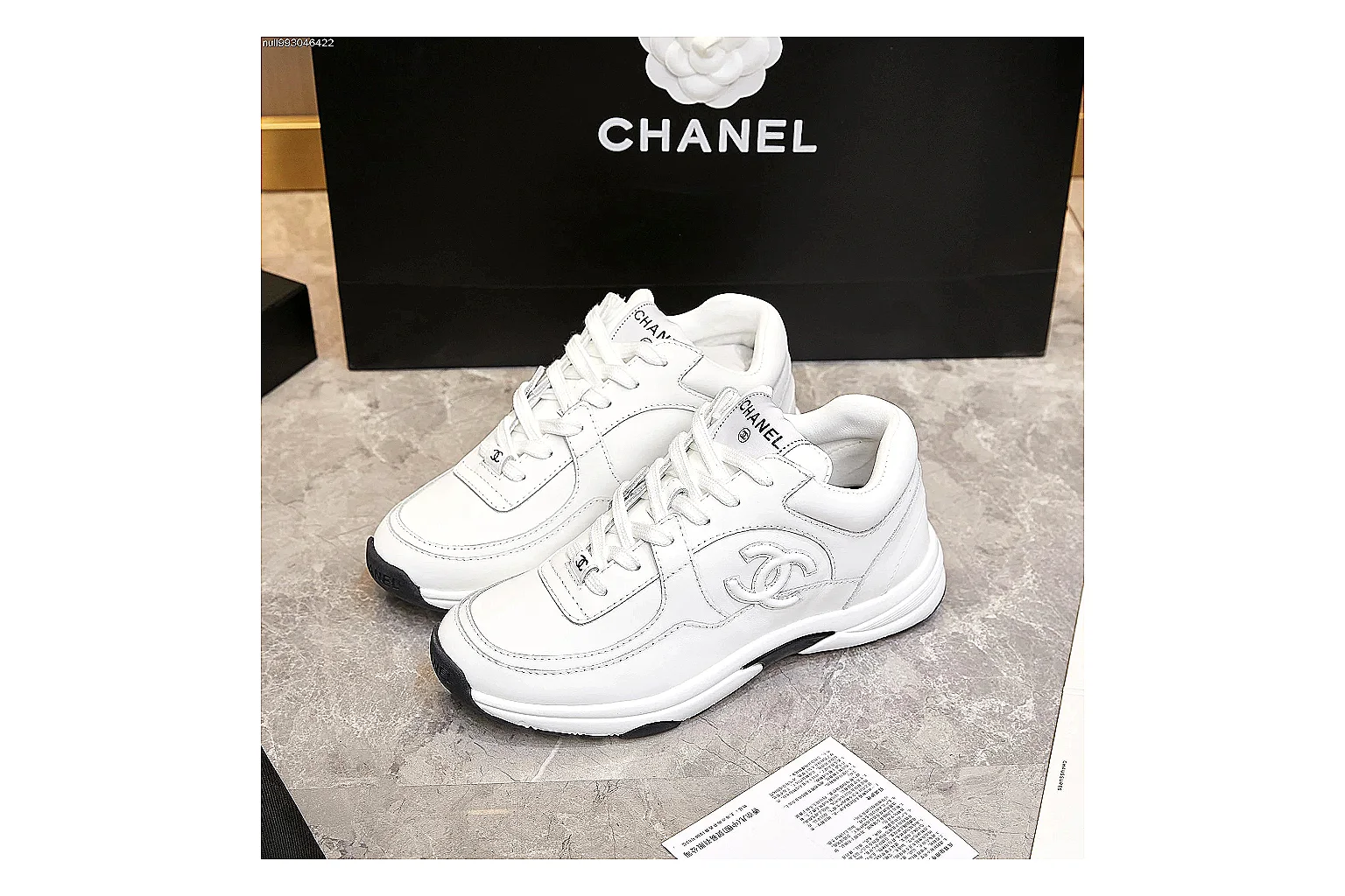 GogoBuy agent brief photos for Chanel White Runner Sneaker thumbnail 6