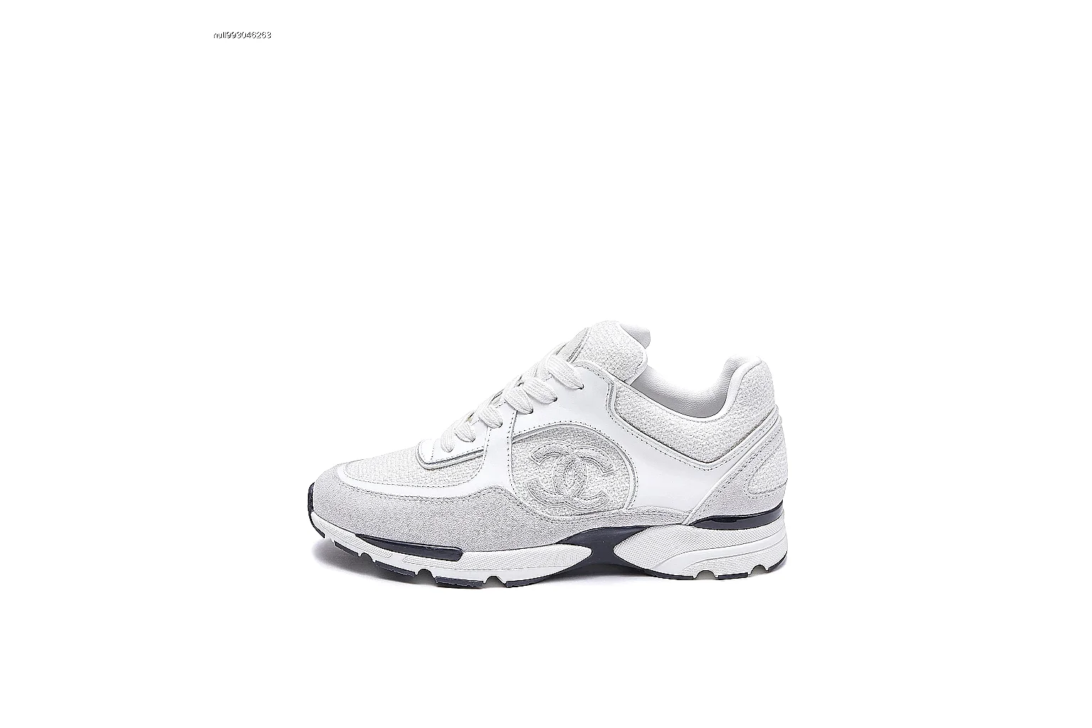 GogoBuy agent brief photos for Chanel White Gray Runner Sneaker thumbnail 4